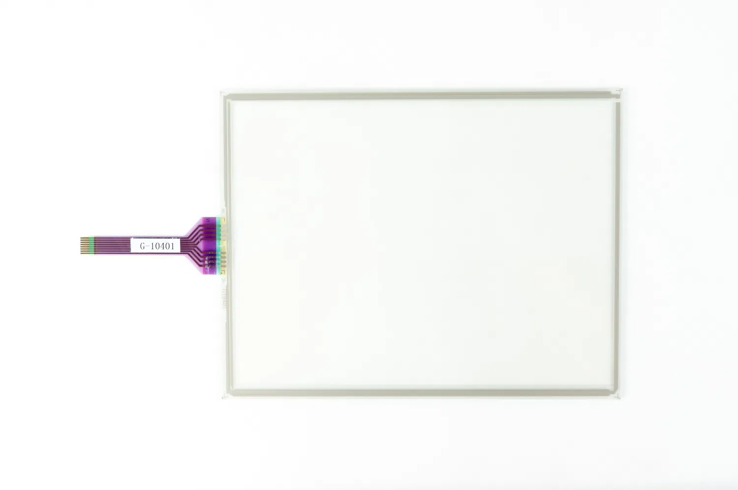 10,4 vidrio capacitivo del tacto del panel resistivo de la pantalla táctil de 5 alambres modificado para requisitos particulares